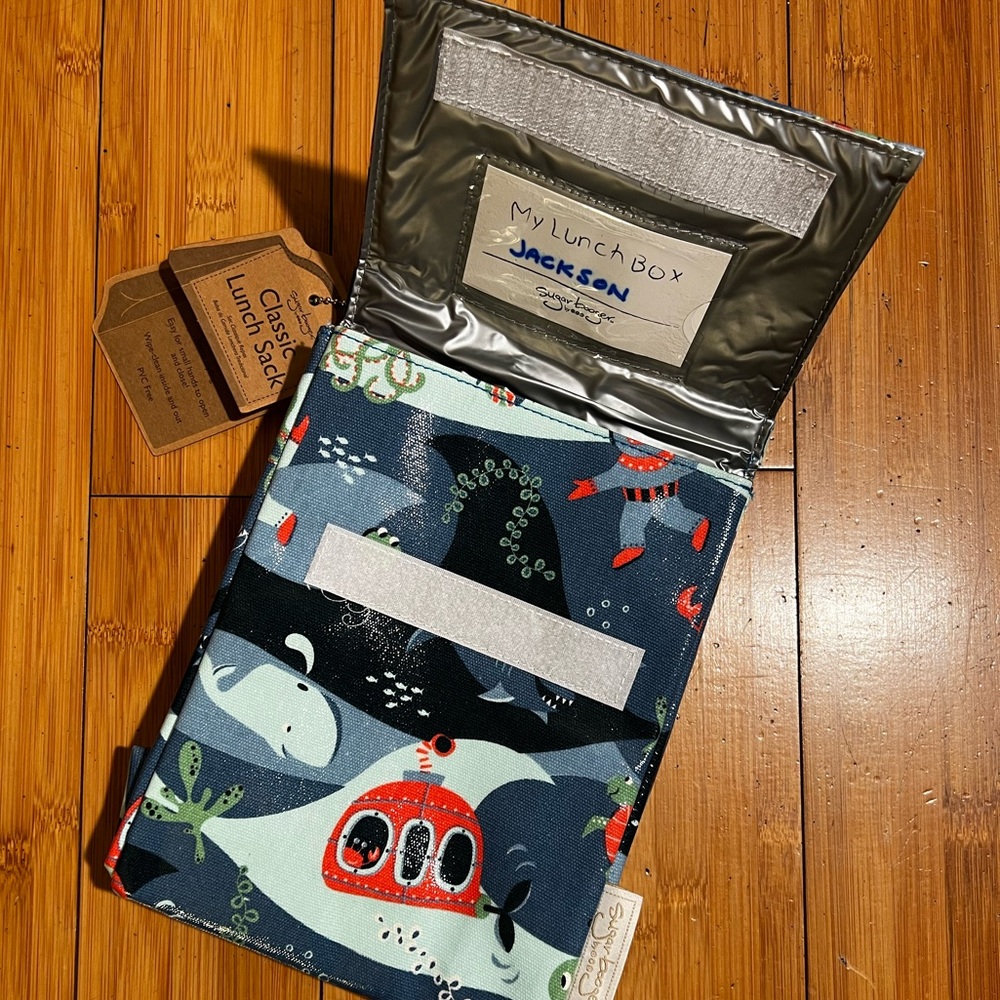 NWT Sugarbooger Classic Lunch Sack Ocean OS - Picture 8 of 12